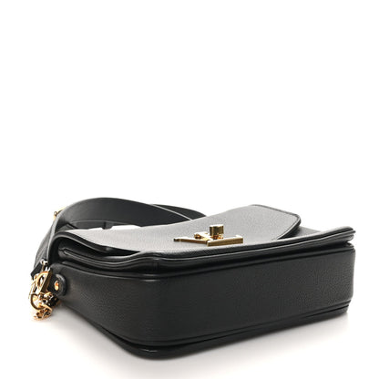 Louis Vuitton Grained Calfskin Lockme Oxford Black 4 of 10