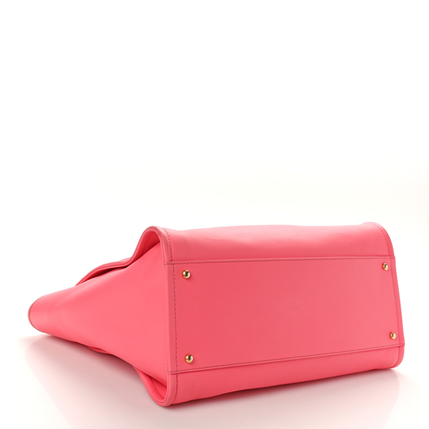 Chanel Calfskin Medium Deauville Tote Coral Pink 4 of 10