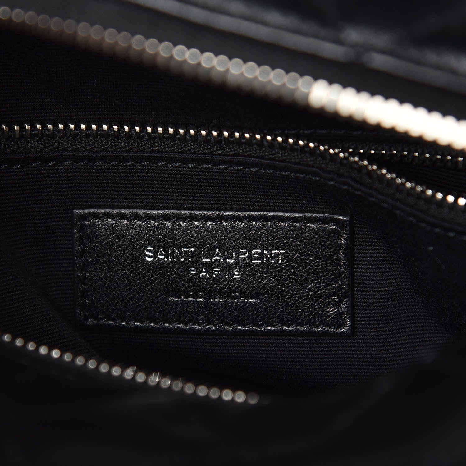 Saint Laurent Calfskin Y Quilted Monogram Small Loulou Bowling Bag Black 6 of 7