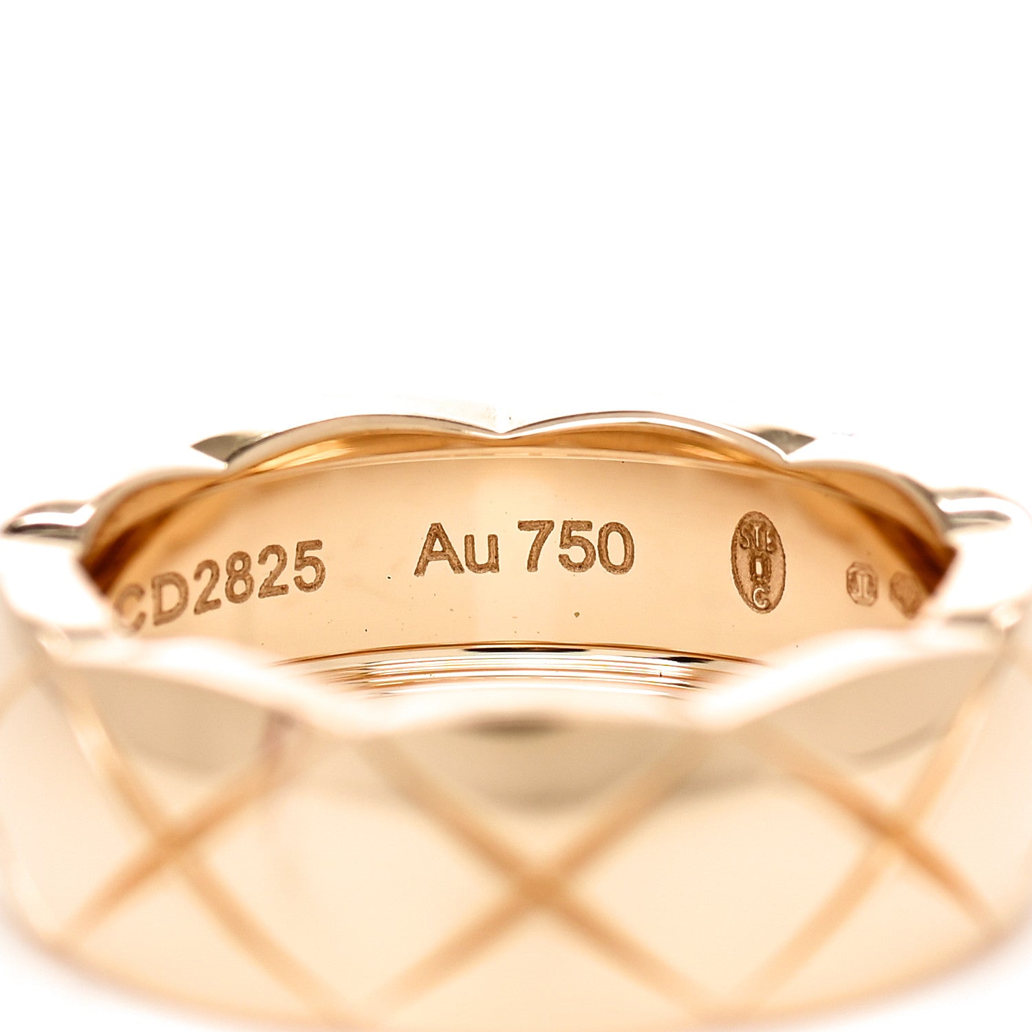 Chanel 18K Yellow Gold Small Coco Crush Ring 51 5.75 5 of 6