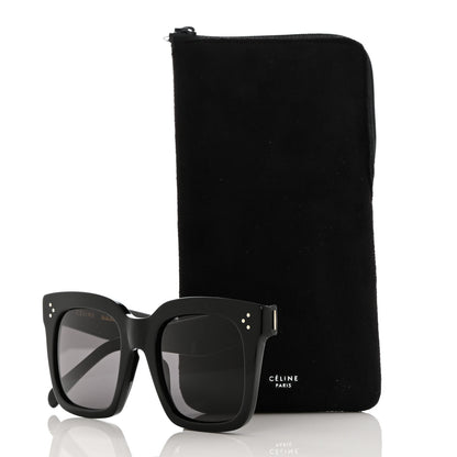 Celine Acetate Tilda Sunglasses CL 41076/S Black 8 of 8