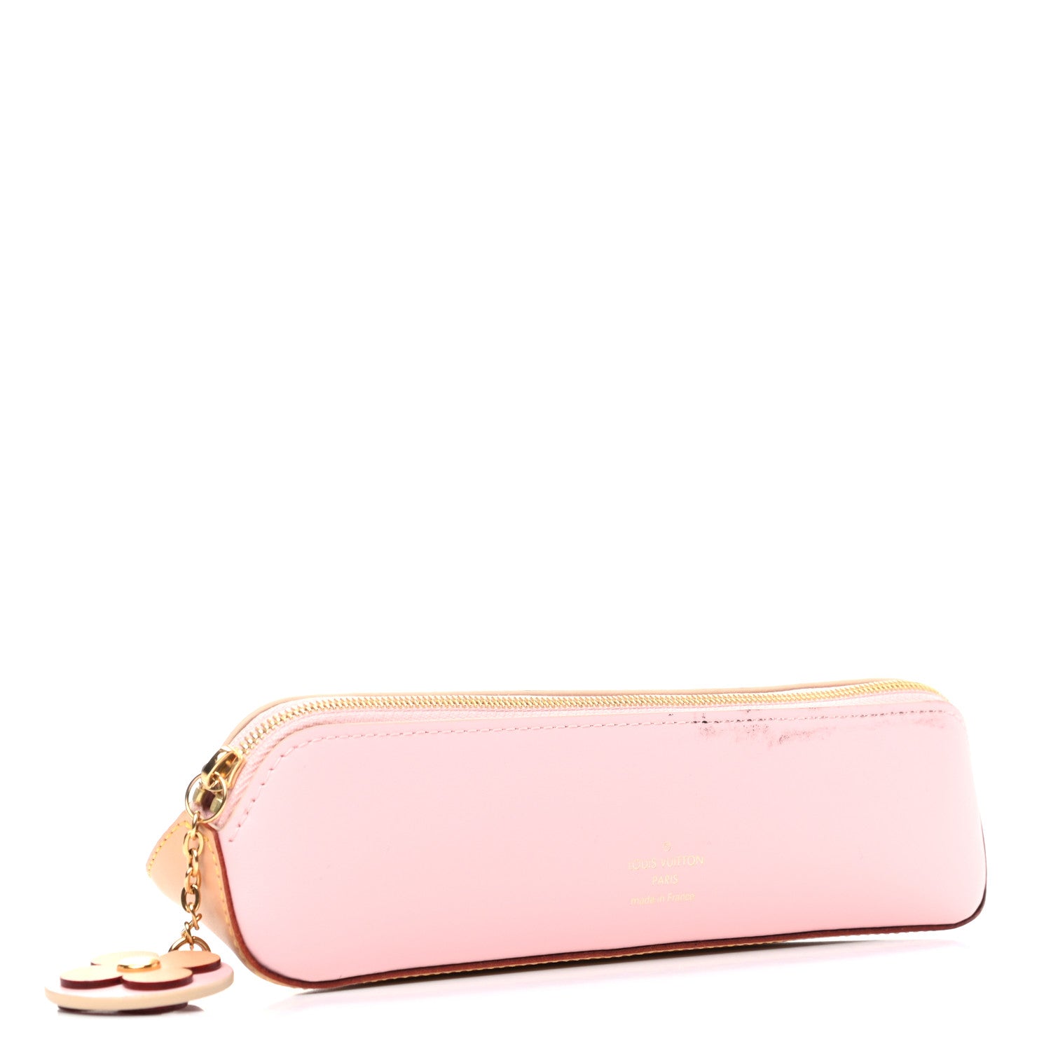 Louis Vuitton Damier Azur Elizabeth Pencil Pouch Rose Ballerine 6 of 14
