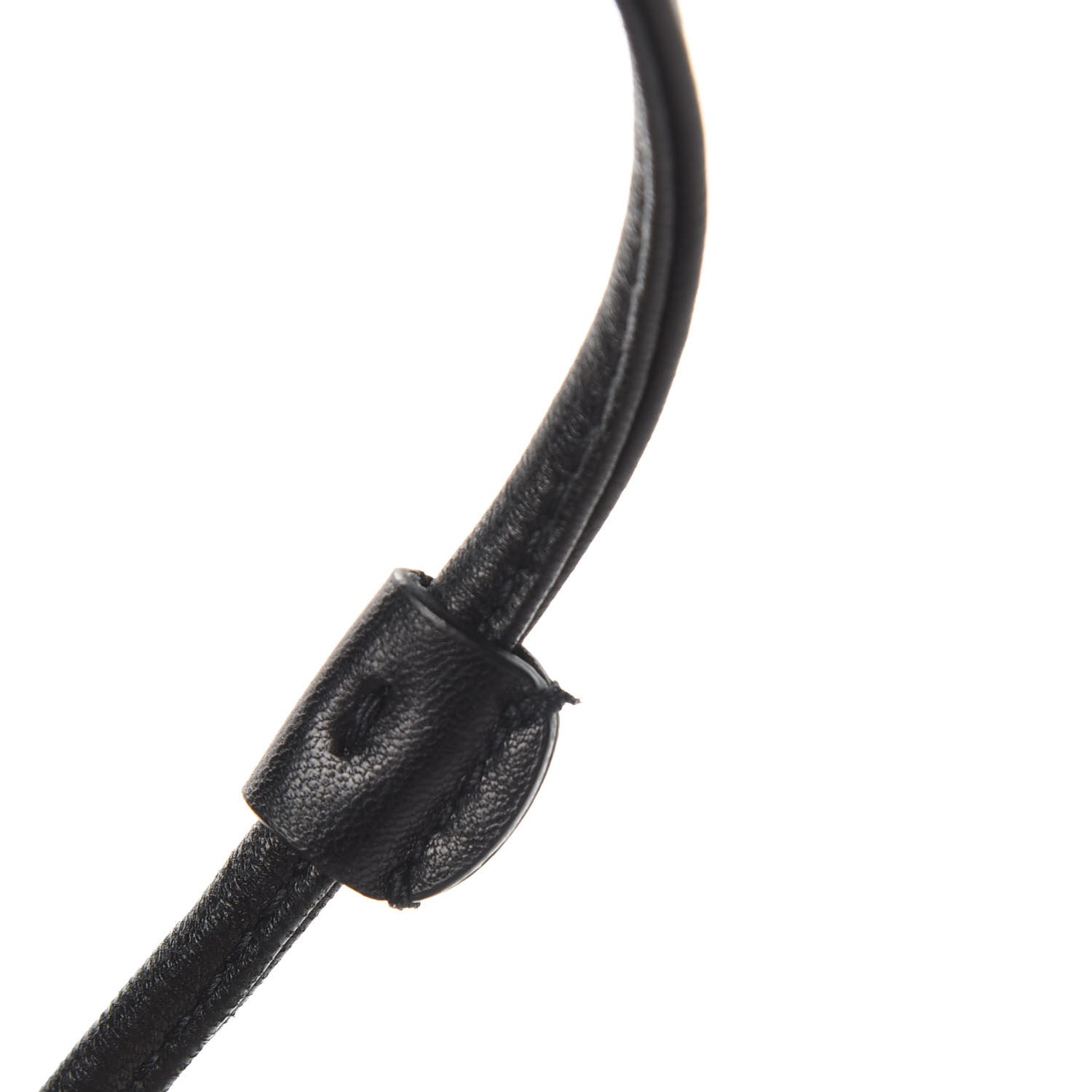 Saint Laurent Lambskin Charm Studded Teddy Drawstring Bag Black 13 of 14