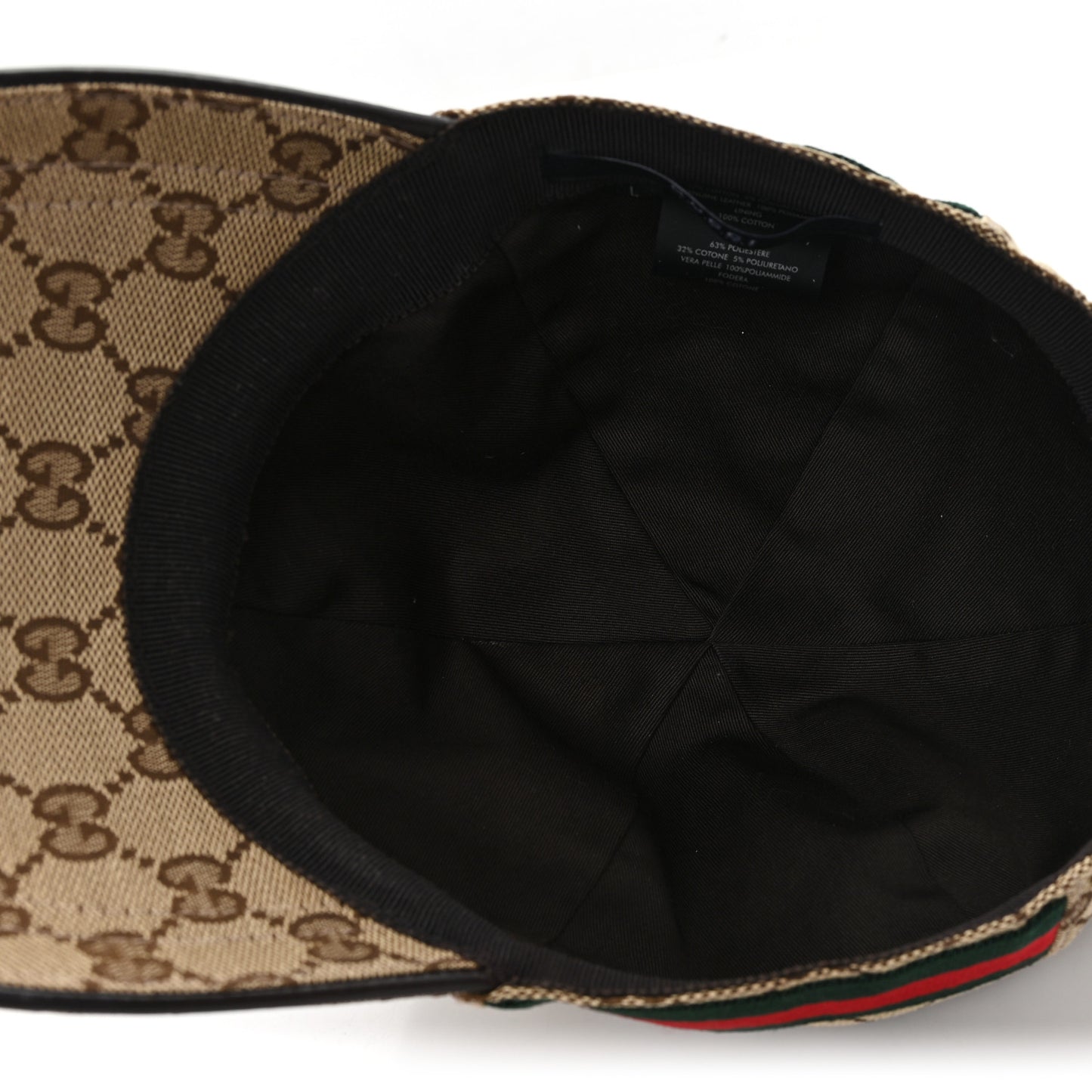 Monogram Web Baseball Hat L Beige Cocoa