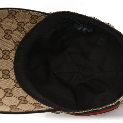 Gucci Monogram Web Baseball Hat L Beige Cocoa 7 of 9