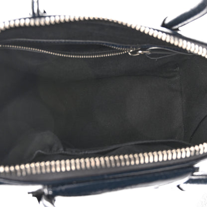 Givenchy Crinkled Patent Deerskin Small Antigona Deep Blue 4 of 12