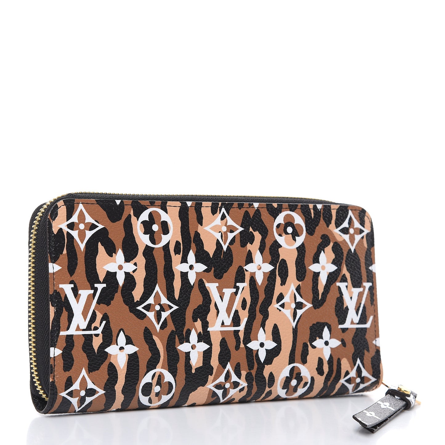 Monogram Giant Jungle Zippy Wallet Black