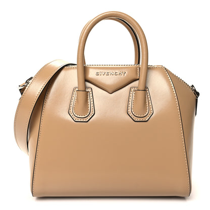 Givenchy Shiny Lord Calfskin Mini Antigona Nude 1 of 10