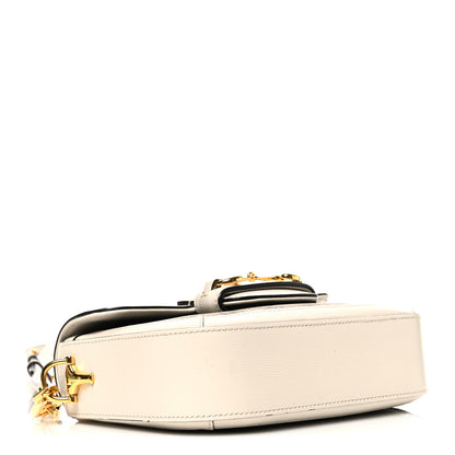 Gucci GG Supreme Monogram Web Mini Horsebit 1955 Shoulder Bag Beige Mystic White 4 of 10