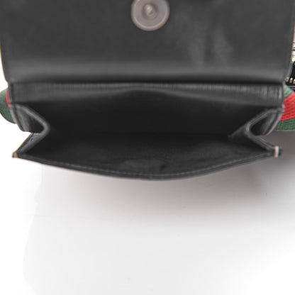 Gucci GG Supreme Monogram Web Belt Bag Black 6 of 13