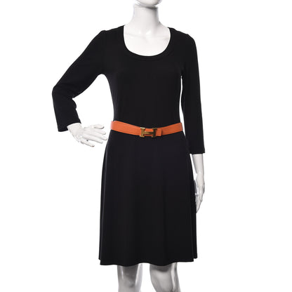 Hermes Swift Togo 32mm Constance Reversible H Belt 85 Black Orange 2 of 9