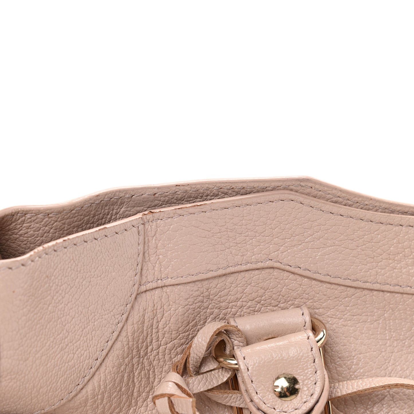 Chevre Gold Metallic Edge Hardware City Rose Aubepine Bois de Rose