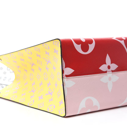 Louis Vuitton Monogram Giant Onthego GM Rouge Rose 6 of 11