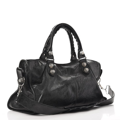 Balenciaga Agneau Giant 21 Silver Hardware Part Time Black 4 of 8