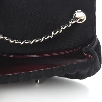 Chanel Jersey Vertical Quilted Mini Flap Black 5 of 11