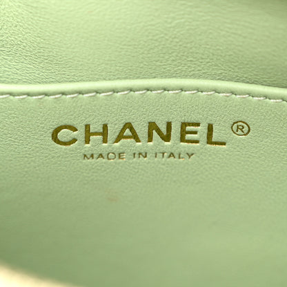 Chanel Gradient Metallic Lambskin Quilted Walking Mood Waist Bag Fanny Pack Pink Purple Green 6 of 11