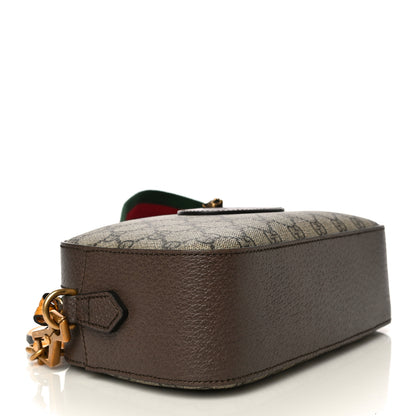 Gucci GG Supreme Monogram Web Neo Vintage Shoulder Bag Beige New Acero Crop 4 of 11