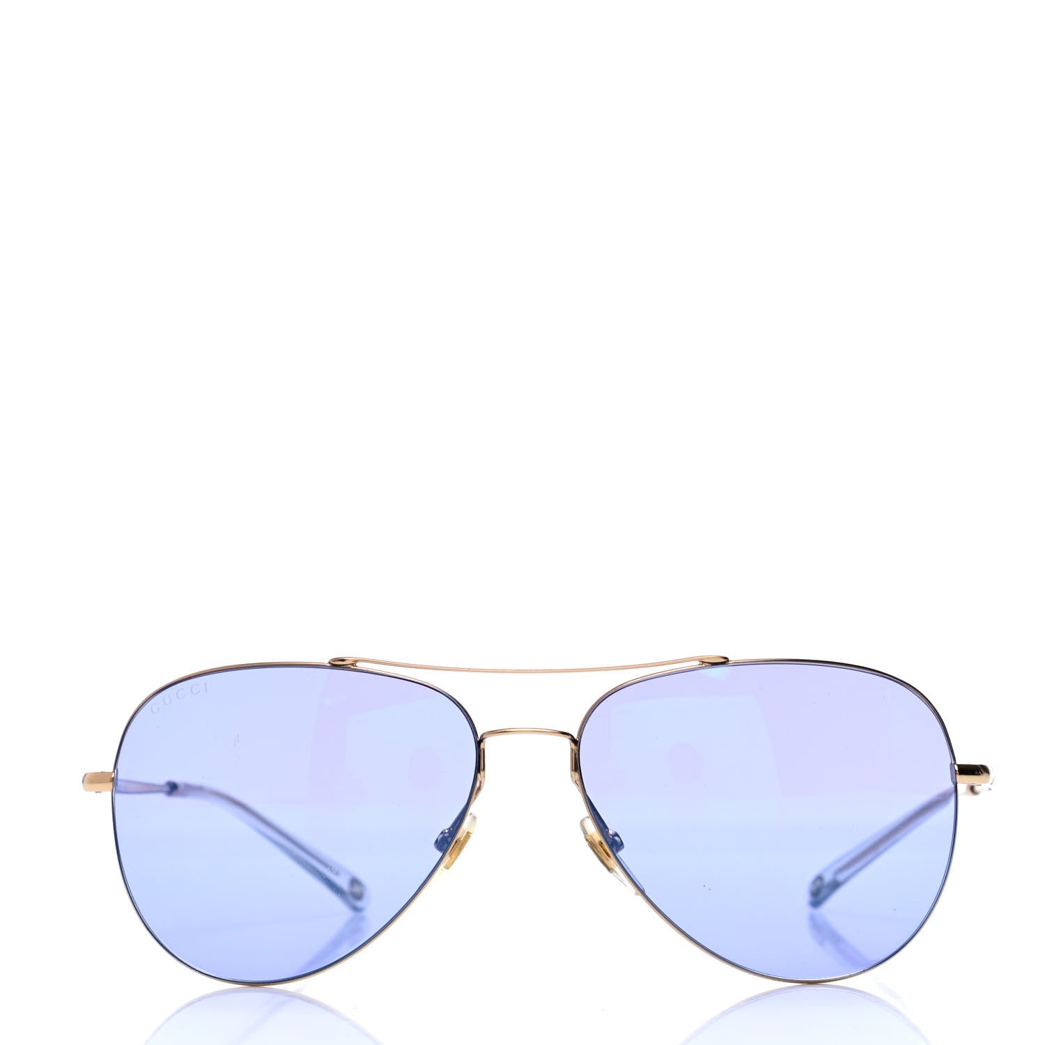 Gucci Metal Aviator Sunglasses GG2245S Blue 2 of 4