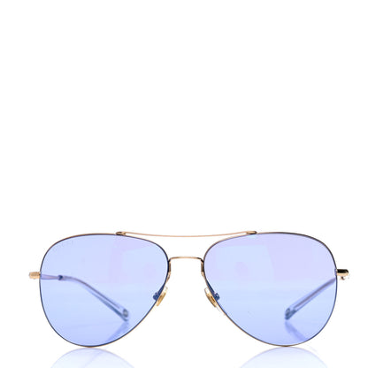 Gucci Metal Aviator Sunglasses GG2245S Blue 2 of 4