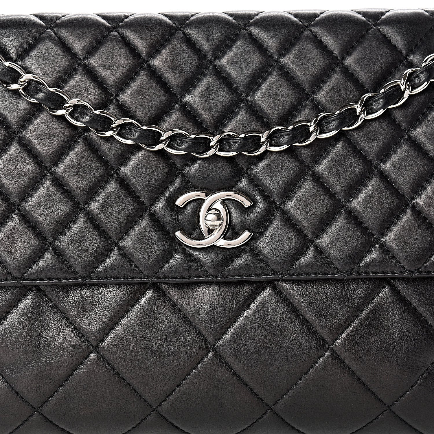 Chanel Calfskin Quilted In The Business Flap Bag Black 7 of 10
