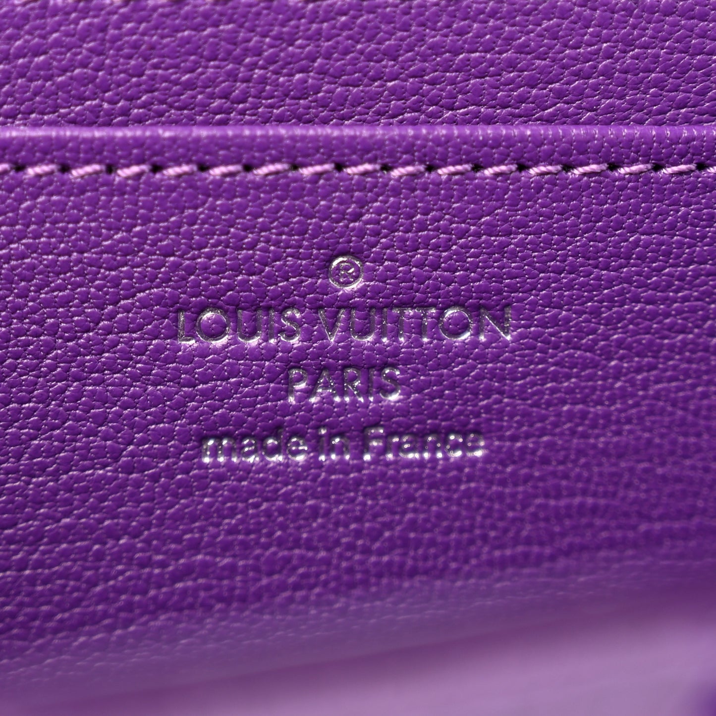 Crocodile Twist Wallet Purple