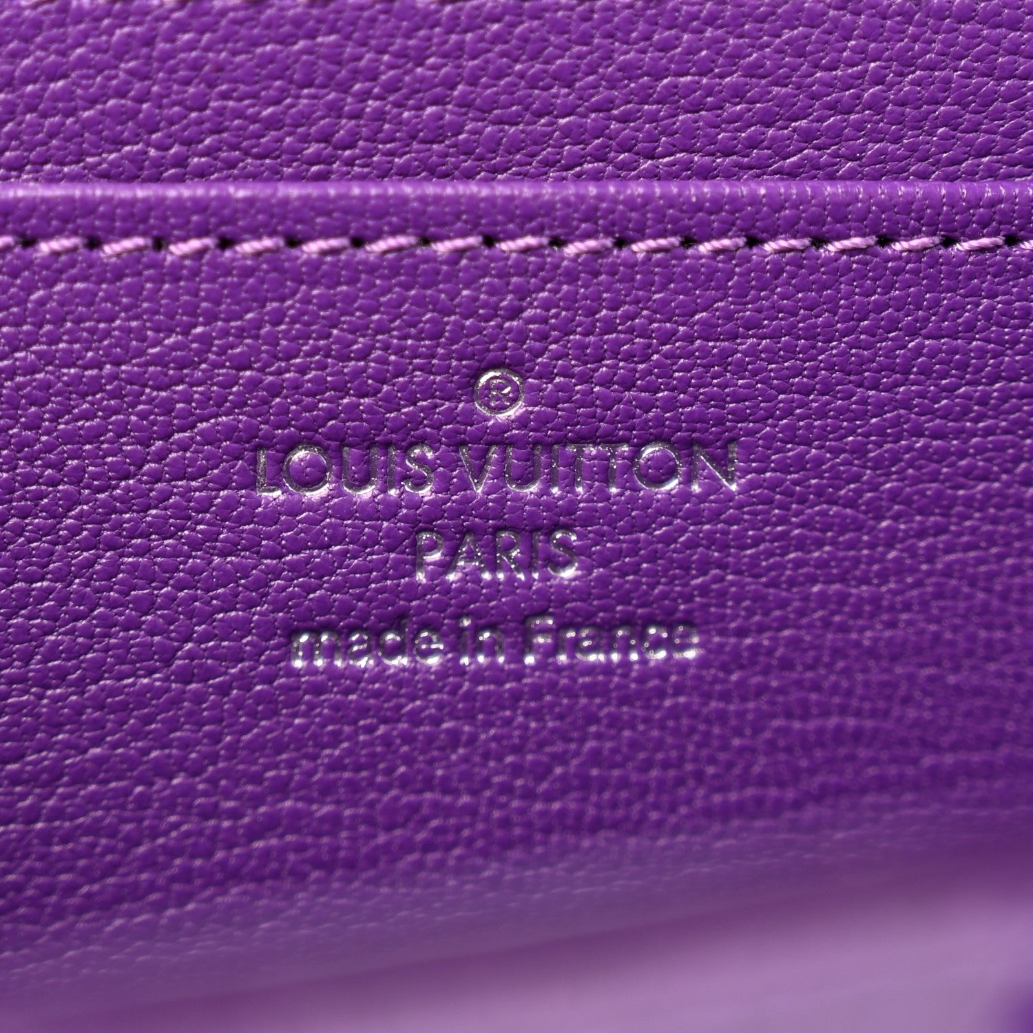 Louis Vuitton Crocodile Twist Wallet Purple 6 of 11