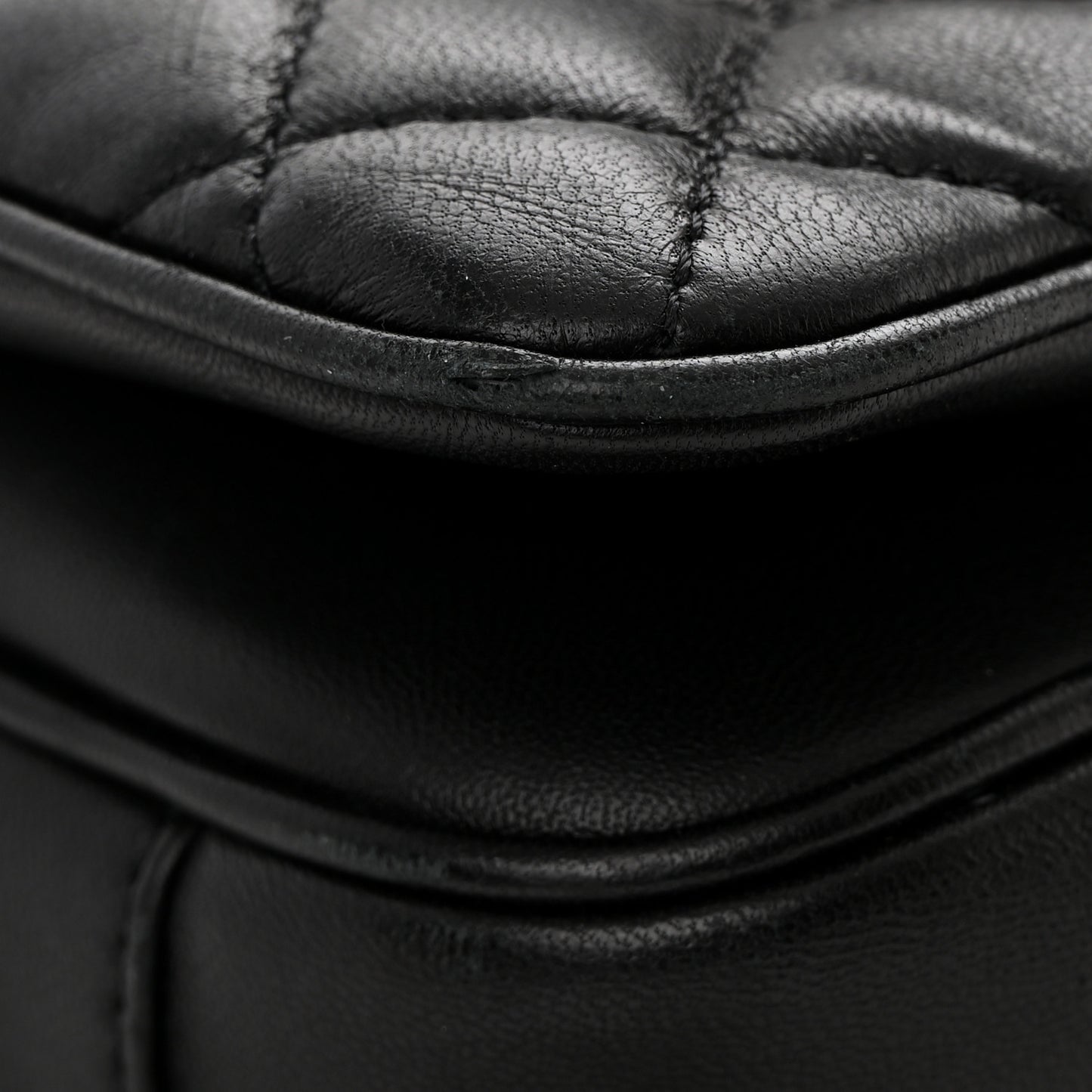 Lambskin Quilted Medium Lovely Day Flap Black