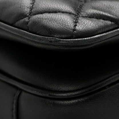 Chanel Lambskin Quilted Medium Lovely Day Flap Black 12 of 13