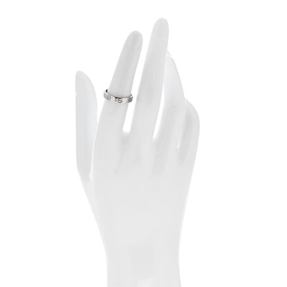 Cartier 18K White Gold 3.5mm LOVE Wedding Band Ring 51 5.75 2 of 4