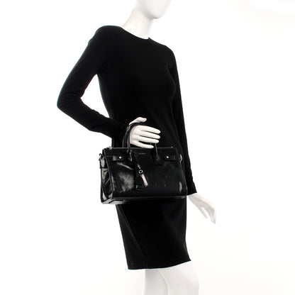 Saint Laurent Glace Calfskin Baby Souple Sac De Jour Black 3 of 11