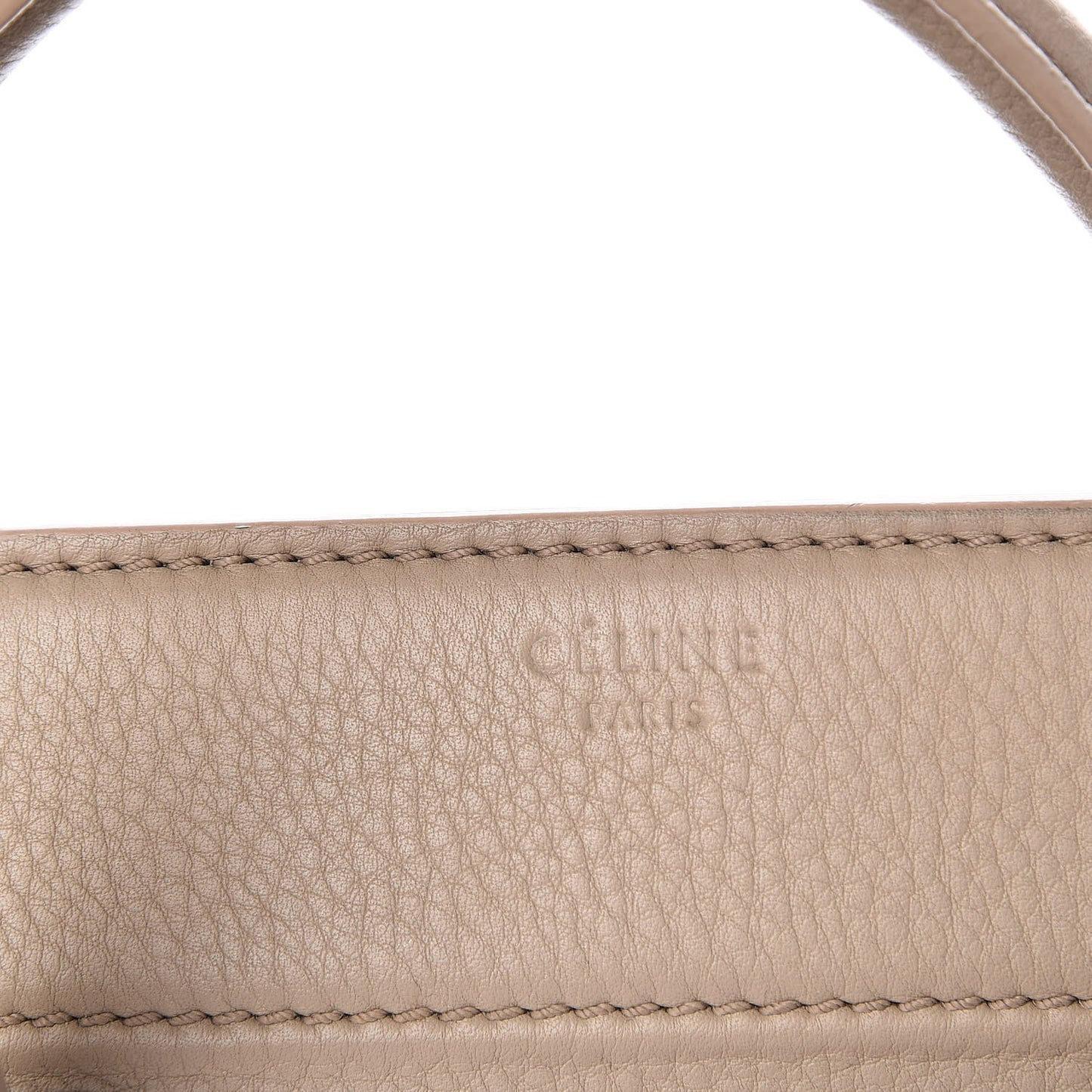 Supple Calfskin Medium Phantom Luggage Beige