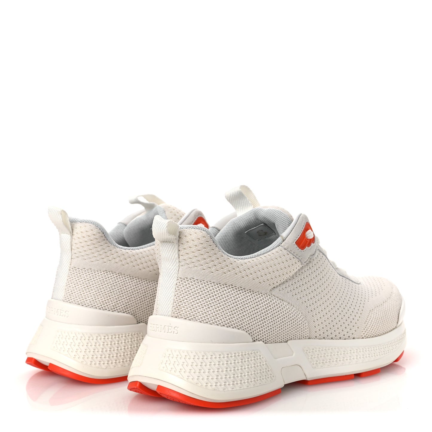 Technical Knit Suede Heros Sneakers 38 White