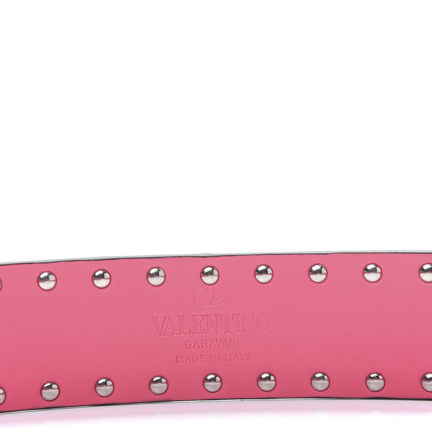 Lambskin Free Rockstud Spike Shoulder Strap Shadow Pink