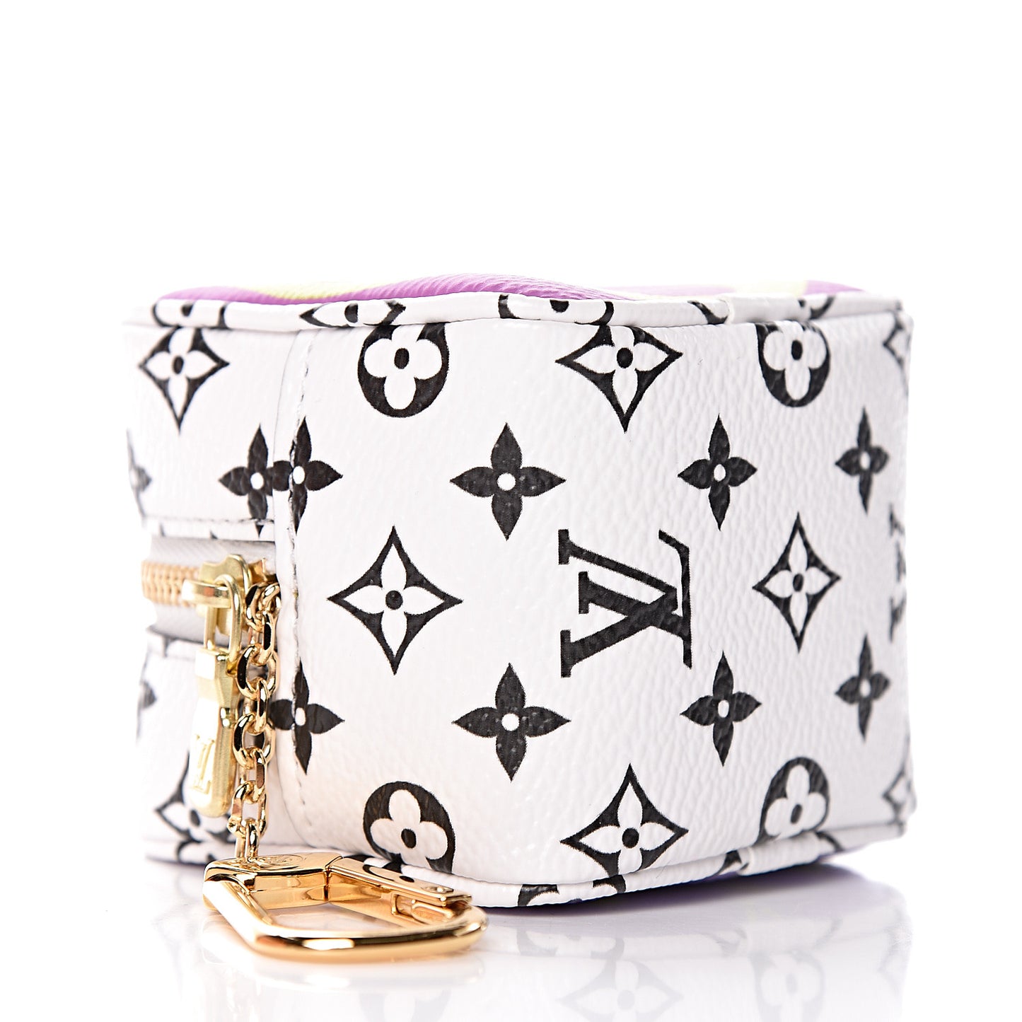 Monogram Giant Cube Coin Purse Pink