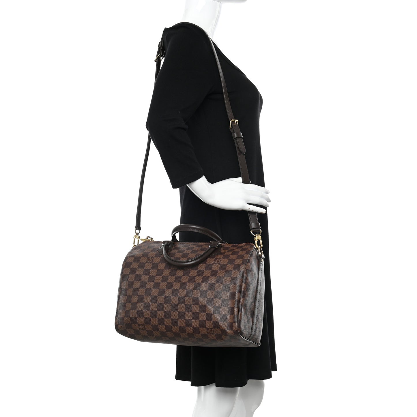 Damier Ebene Speedy Bandouliere 30