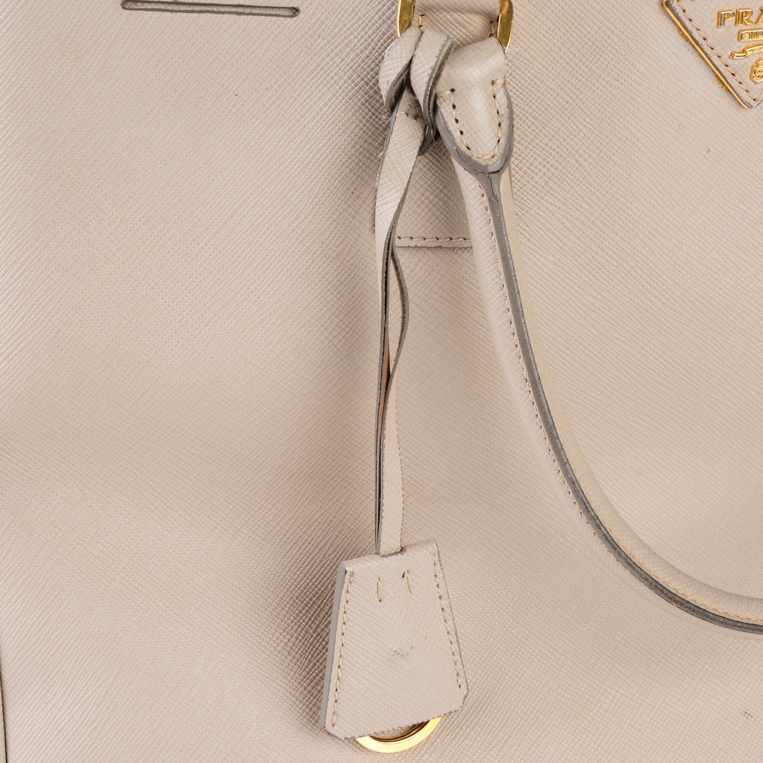 Prada Saffiano Lux Large Tote Pomice 12 of 12
