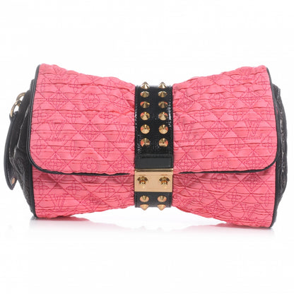 Louis Vuitton Satin Quilted Monogram Coquette Pochette Bunny Pink 1 of 8