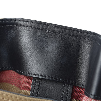Burberry Canvas Mega Check Medium Maidstone Black 9 of 13