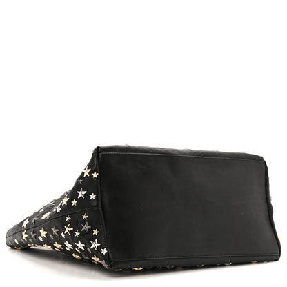 Jimmy Choo Calfskin Star Studded Tote Black 4 of 12