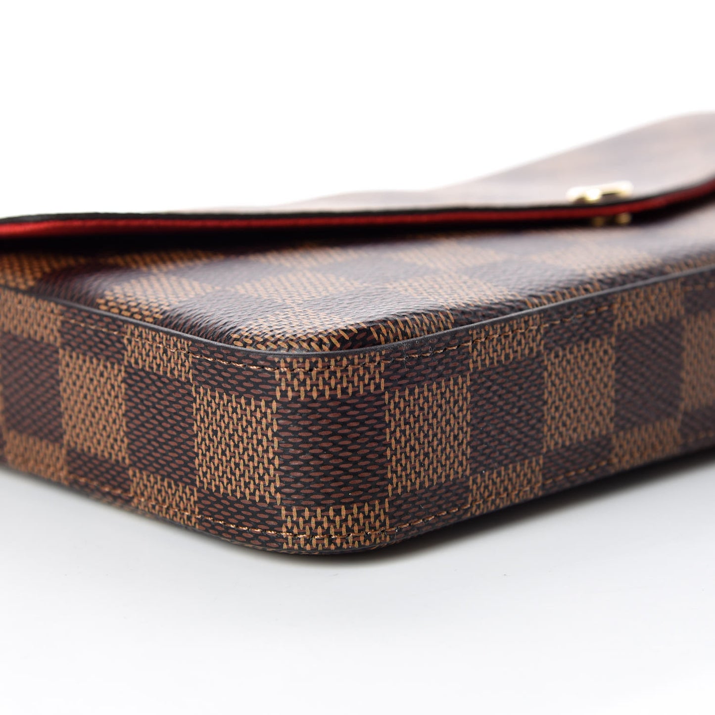 Damier Ebene Pochette Felicie Chain Wallet