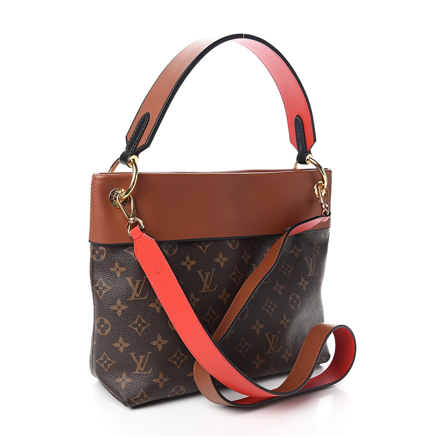 Monogram Tuileries Besace Caramel Rouge