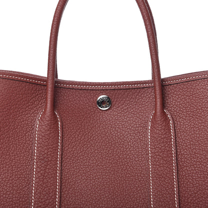 Hermes Negonda Garden Party Tote 30 TPM Rouge H 10 of 11