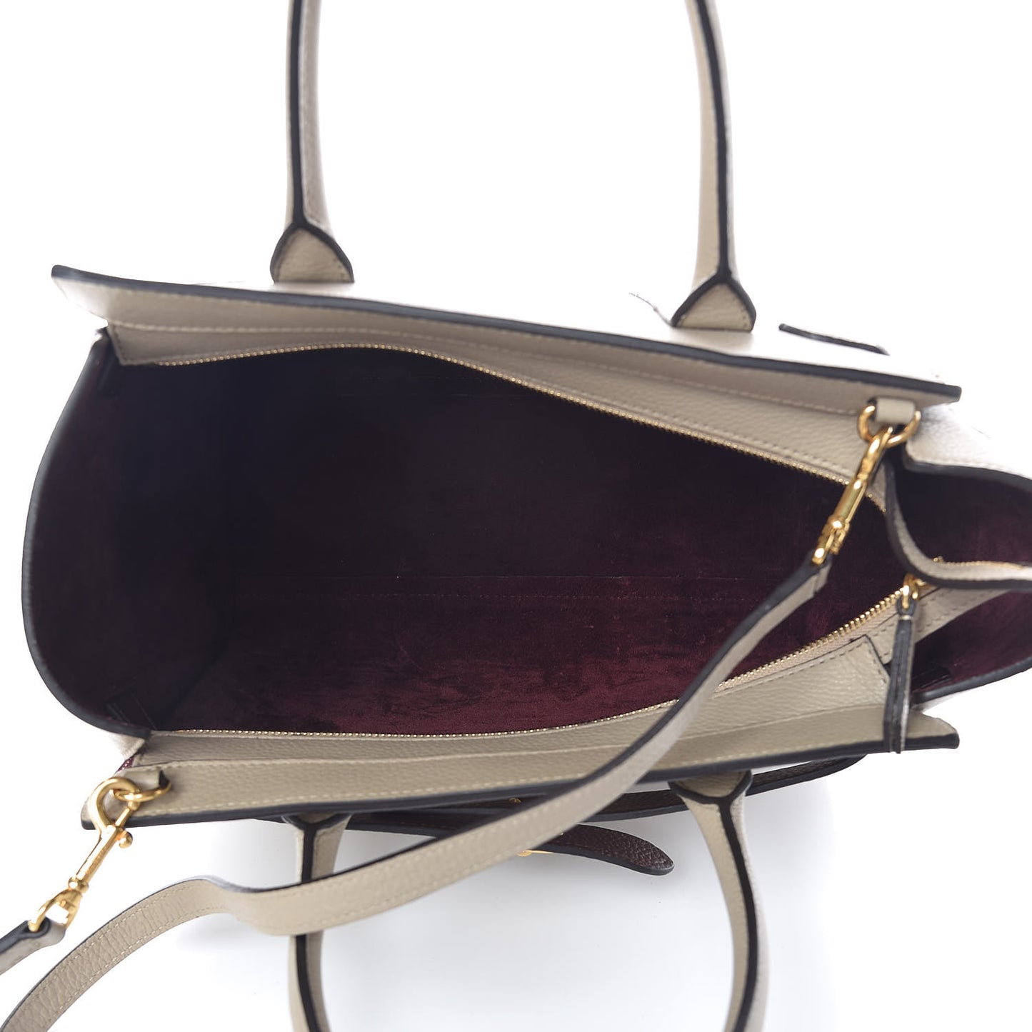 Classic Grain Small Bayswater Zip Tote Dune