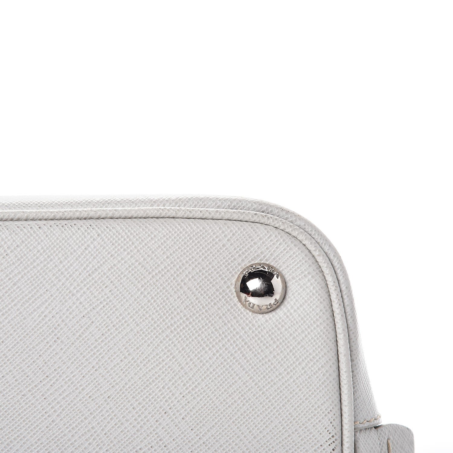 Prada Saffiano Lux Medium Promenade Tote Talco 10 of 11