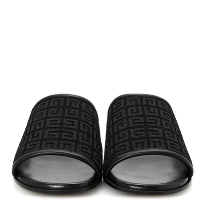Givenchy Jacquard 4G Logo Mule Slide Sandals 36.5 Black 3 of 10