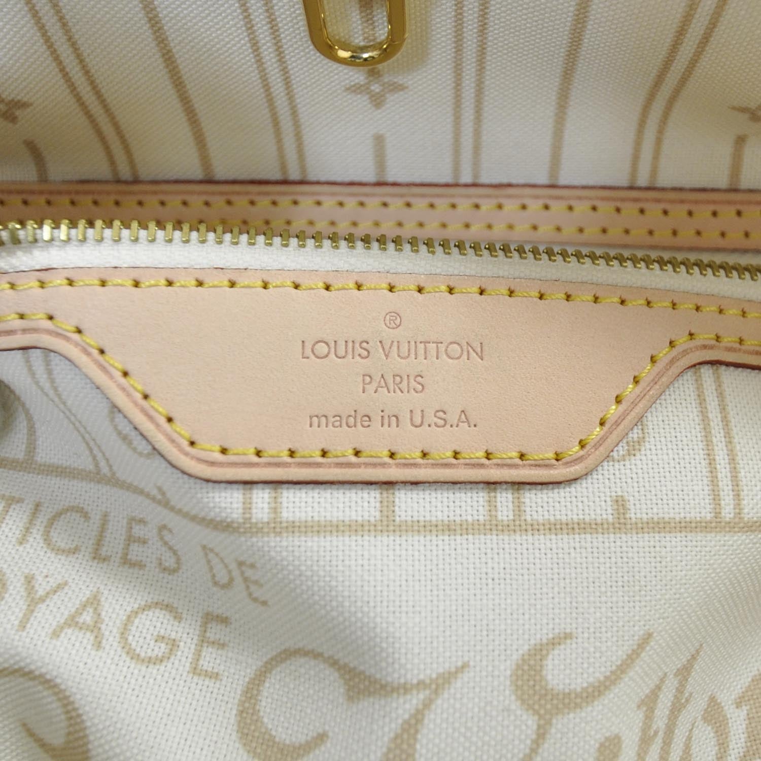 Louis Vuitton Damier Azur Neverfull PM 8 of 9