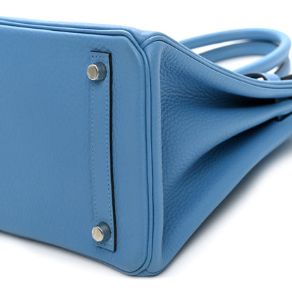 Hermes Togo BIRKIN 30 Bleu Paradis 10 of 12