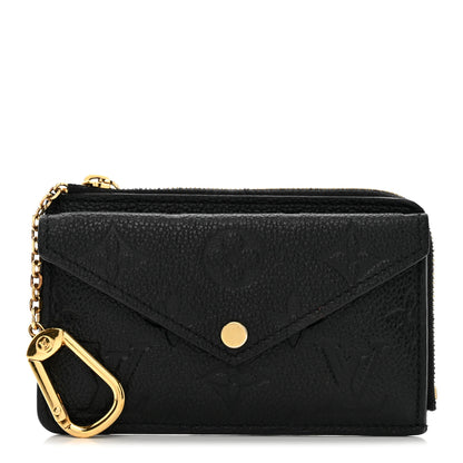 Louis Vuitton Empreinte Recto Verso Card Holder Black 1 of 10