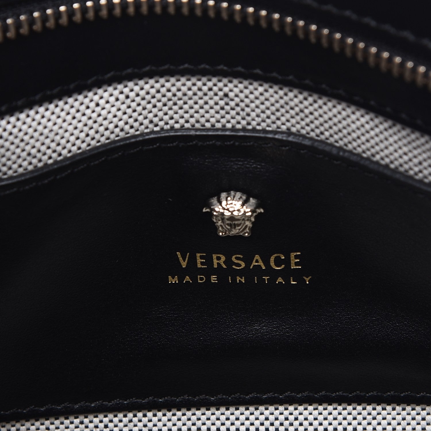 Versace Calfskin Small Palazzo Empire Bag Black 10 of 10
