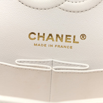 Chanel Caviar Quilted Small Double Flap White 6 of 11